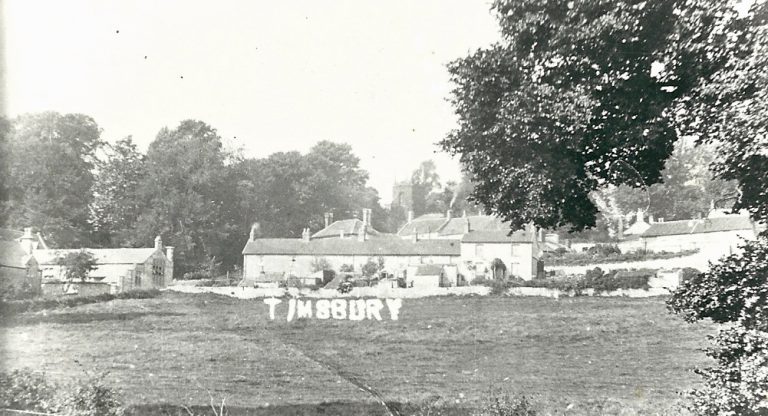 View from the fields south of the village, looking north towards Bartholomew Row.