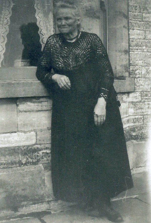 Elizabeth Hodder (nee Fear) outside Mendip View, which she established as a newspaper and confectionary shop in 1888. It remained in her family’s possession until 1970, when her grandson, Clifford Hodder retired to end his involvement.