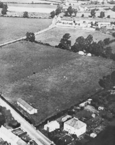 View of the Miners Welfare Hall on the site of Conygre Hall and The Recreation Ground.
