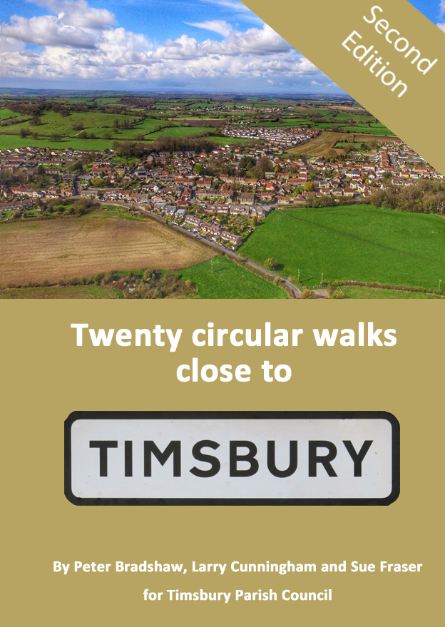 This book, published in 2019, mirrors the format of the first, Twenty circular walks in and around Timsbury. The updated second edition was available in 2023. Feedback suggests that this suits a wide range of people, with some longer walks for serious ramblers and shorter alternatives for those to just stretch their legs. The walks explore the wider area around Timsbury. The walks are circular and range from 2 to 9 miles long. The book is priced £6 and all proceeds go to Timsbury Parish Council.