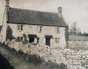 Three Chimneys at Amesbury in 1948. The house was built by Thomas Amesbury in 1771.