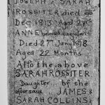 Information about Collins family graves