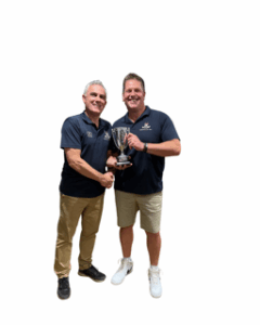 Paul Cracknell (right) fastest fifty winner with ben Hosford Paul Cracknell (right) fastest fifty winner with ben Hosford